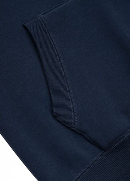 Pit Bull Kapuzenpullover Small Logo Navy